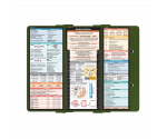 WhiteCoat Clipboard® Trifold - Army Green Medical Edition
